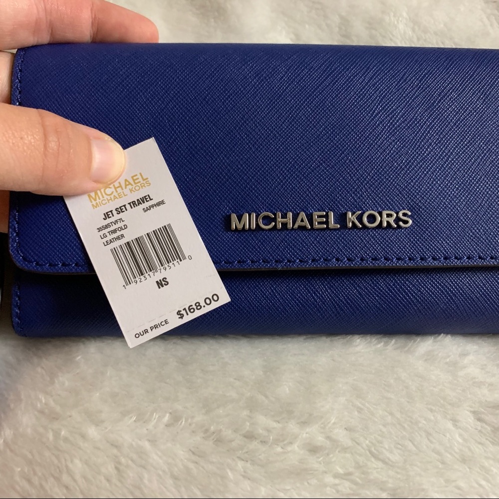 NWT Michael Kors Jetset Crossbody&Trifold Wallet - Picture 7 of 8